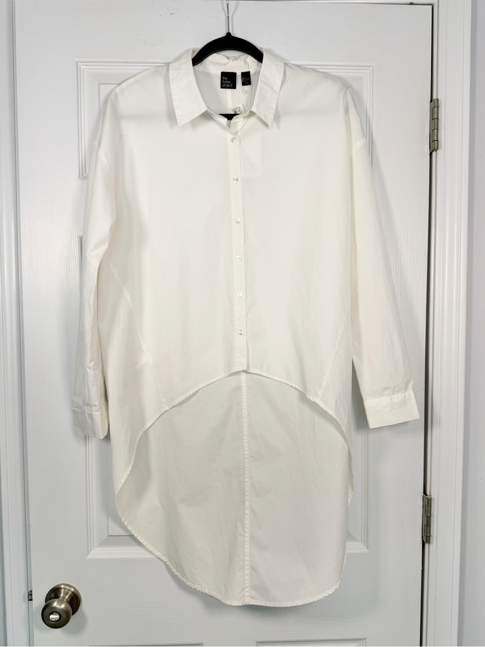 NWT! The Eileen Fisher Project Size S • Classic Collar High Low Blouse Shirt Top